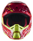 Мотокрос каска Alpinestars SM5 ACT RED\YELLOW - Avtozona