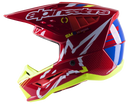 Мотокрос каска Alpinestars SM5 ACT RED\YELLOW - Avtozona