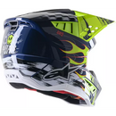 Мотокрос каска ALPINESTARS SM5 RASH NV/YL - Avtozona