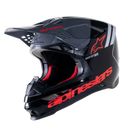 Мотокрос каска ALPINESTARS SM8 RADIUM 2 BLACK/RED - Avtozona