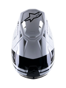 Мотокрос каска ALPINESTARS SM8 RADIUM 2 BLACK/WHITE - Avtozona