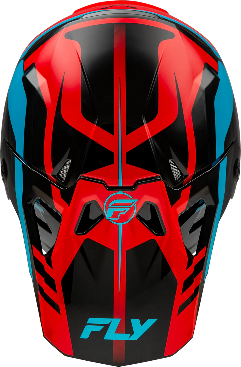 Мотокрос каска FLY RACING Formula CP Krypton - Red/Black/Blue - Avtozona