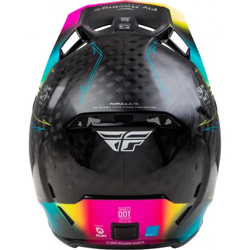 МОТОКРОС КАСКА FLY RACING FORMULA SMART CARBON LEGACY-BLACK/BLUE/FUSCHIA - Avtozona