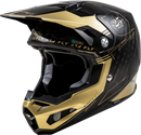 МОТОКРОС КАСКА FLY RACING FORMULA SMART CARBON LEGACY-BLACK/GOLD - Avtozona