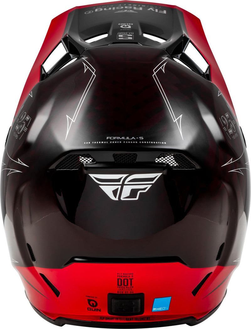 Мотокрос каска FLY RACING Formula Smart Carbon Legacy-Red/Black - Avtozona