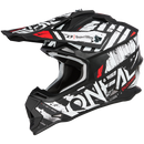 Мотокрос каска O’NEAL 2SERIES GLITCH V.23 BLACK/WHITE - Avtozona