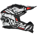 Мотокрос каска O’NEAL 2SERIES GLITCH V.23 BLACK/WHITE - Avtozona