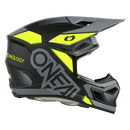 МОТОКРОС КАСКА O’NEAL 3SERIES VISION BLACK/NEON YELLOW/GRAY V.24 - Avtozona