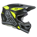 МОТОКРОС КАСКА O’NEAL 3SERIES VISION BLACK/NEON YELLOW/GRAY V.24 - Avtozona