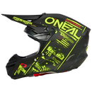 МОТОКРОС КАСКА O’NEAL 5SERIES POLYACRYLITE ATTACK V.23 BLACK/NEON YELLOW - Avtozona