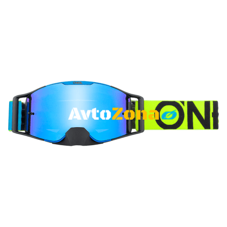 Мотокрос очила O`NEAL B-30 BOLD BLUE/NEON YELLOW - RADIUM BLUE - Avtozona