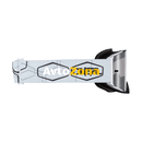 Мотокрос очила O`NEAL B-30 HEXX V.22 BLACK/WHITE - SILVER MIRROR - Avtozona