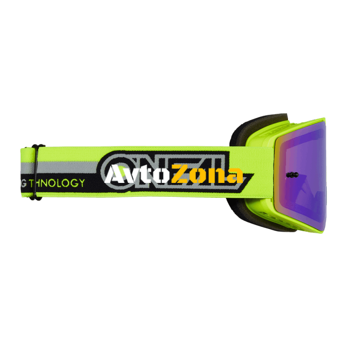 Мотокрос очила B-20 PROXY NEON YELLOW/BLACK- RADIUM BLUE - Avtozona