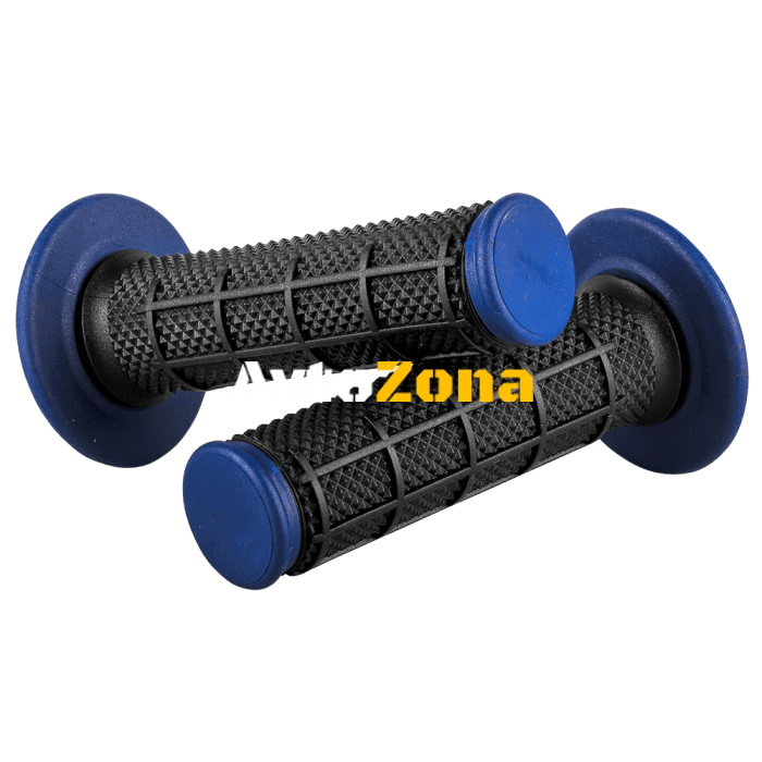 МОТОКРОС РЪКОХВАТКИ MX GRIP DIAMOND DUAL BLACK/BLUE 800 - Avtozona