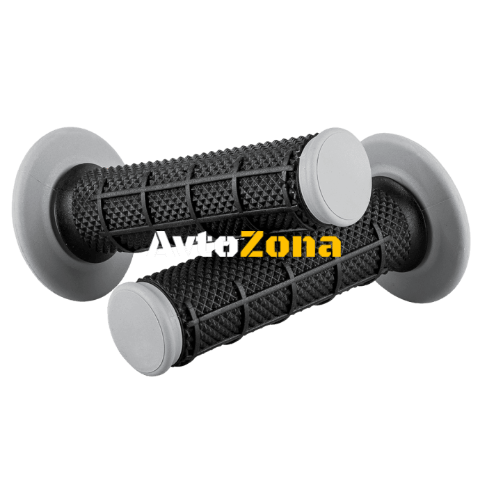 МОТОКРОС РЪКОХВАТКИ MX GRIP DIAMOND DUAL BLACK/GRAY 801 - Avtozona