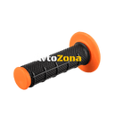 МОТОКРОС РЪКОХВАТКИ MX GRIP DIAMOND DUAL BLACK/ORANGE 802 - Avtozona
