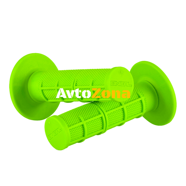 МОТОКРОС РЪКОХВАТКИ MX GRIP WAFFLE NEON GREEN 704 - Avtozona