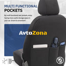 Тапицерия Премиум - Черно/Червено - Avtozona