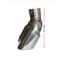 Διπλό ακροφύσιο σιγαστήρα με ορθογώνιο σχήμα