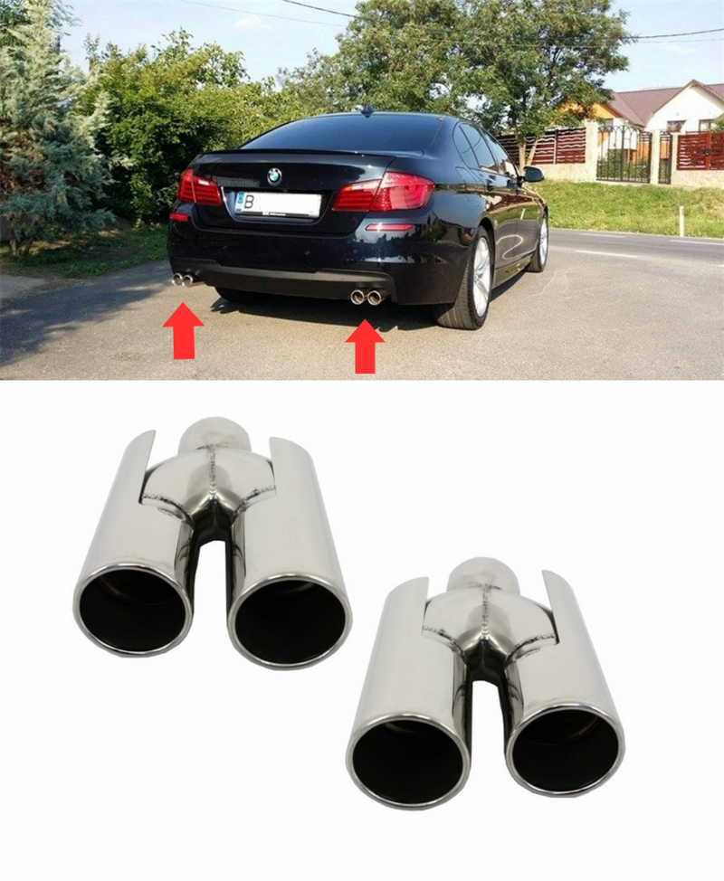 Накрайници за ауспух за BMW E60/E90/E92/E93/F10/F30 M3 M5 M6 - ACS Design - Avtozona