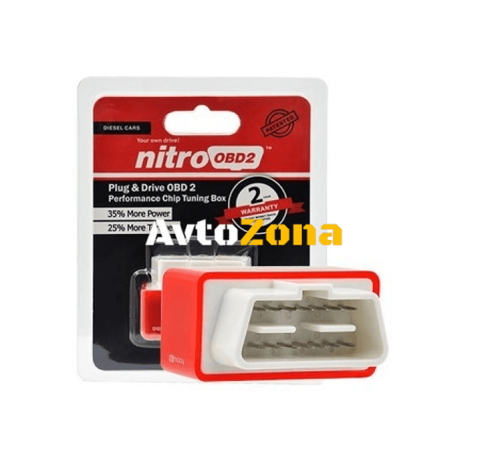 Букса OBD2 -NITRO- Тунинг Чип Дизел - Avtozona