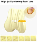 Ортопедична анатомична възглавница за лумбална опора от мемори пяна - Avtozona
