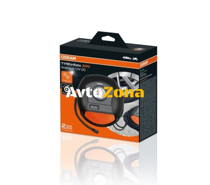 КОМПРЕСОР ЗА ГУМИ OSRAM - 200 - Avtozona