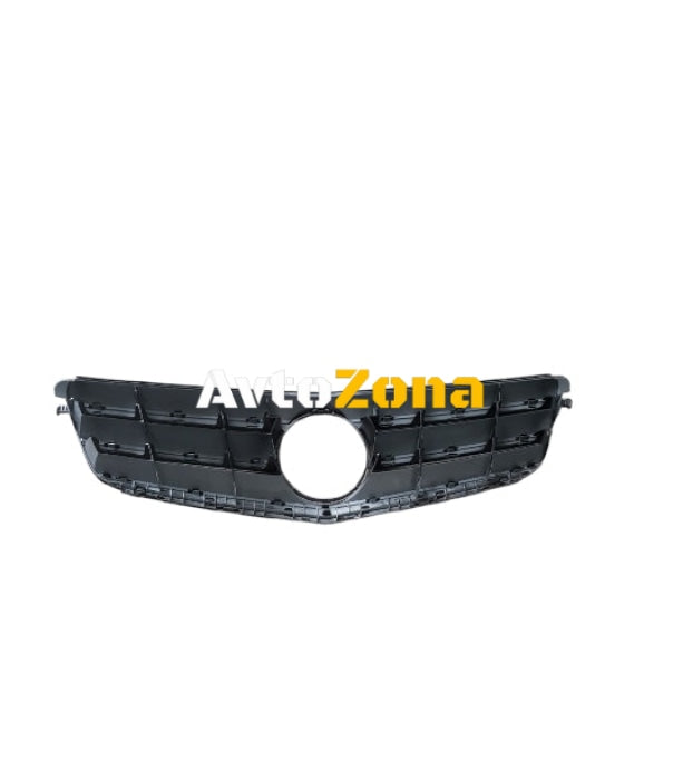 Решетка за Mercedes W204 [2007-2011] черна глатц решетка - Avtozona