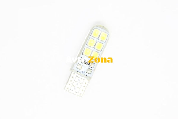 Диодна крушка Т10 с 12 smd 1210 - canbus - Avtozona