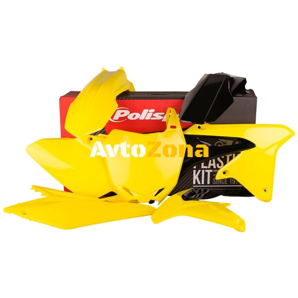 Пластмасов MX кит Polisport за RMZ450 (14-15) - 2008-17 Yellow OEM Color - Avtozona