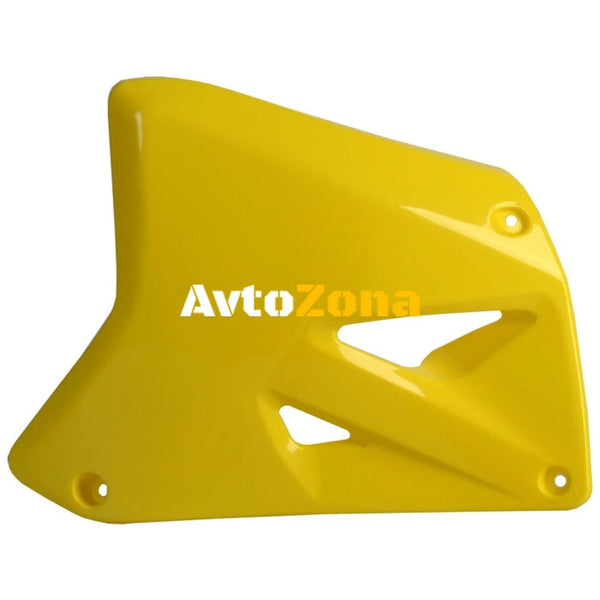 Пластмасови капаци за радиатор Polisport Suzuki RM125 / 250 - 2001-08 Yellow OEM Color - Avtozona