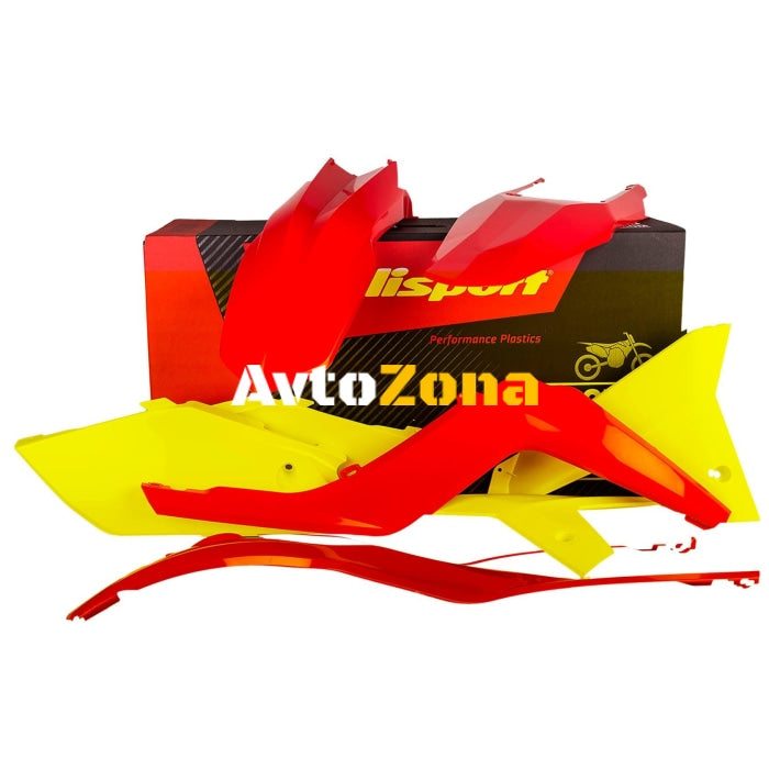 Пластмасов MX /Enduro кит Polisport за Gas Gas 2012-13 RED / YELLOW OEM Color - Avtozona