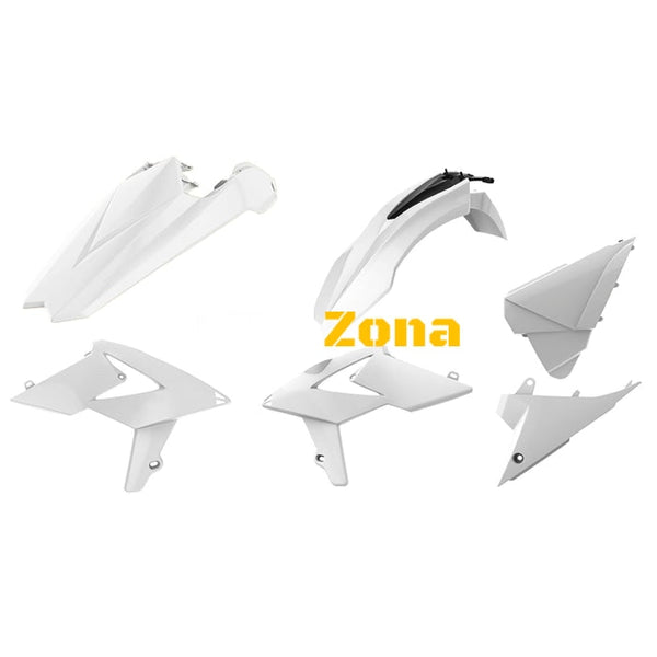 Пластмасов Enduro Standart кит Polisport за BETA RR 250/300 2ST 350/400/450 4ST - 2018-19 White OEM Color - Avtozona