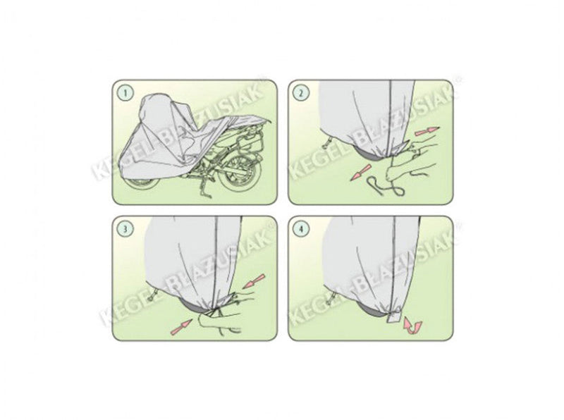 Покривало Kegel Basic размер XL сиво за мотоциклет - Avtozona