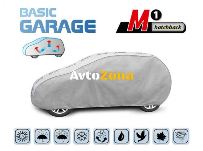 Покривало Kegel Basic garage размер M1 сиво за хечбек - Avtozona