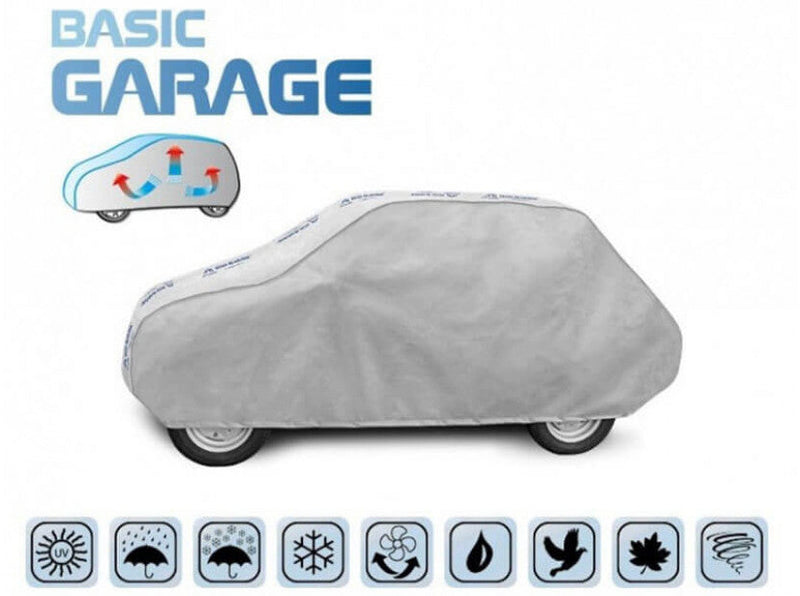 Покривало Kegel Basic Garage размер S126 сиво за хечбек - Avtozona