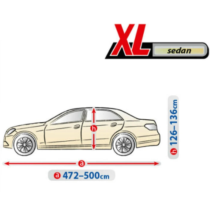 Покривало Kegel-Blazusiak Optimal XL в бежаво/сиво за седан - Avtozona