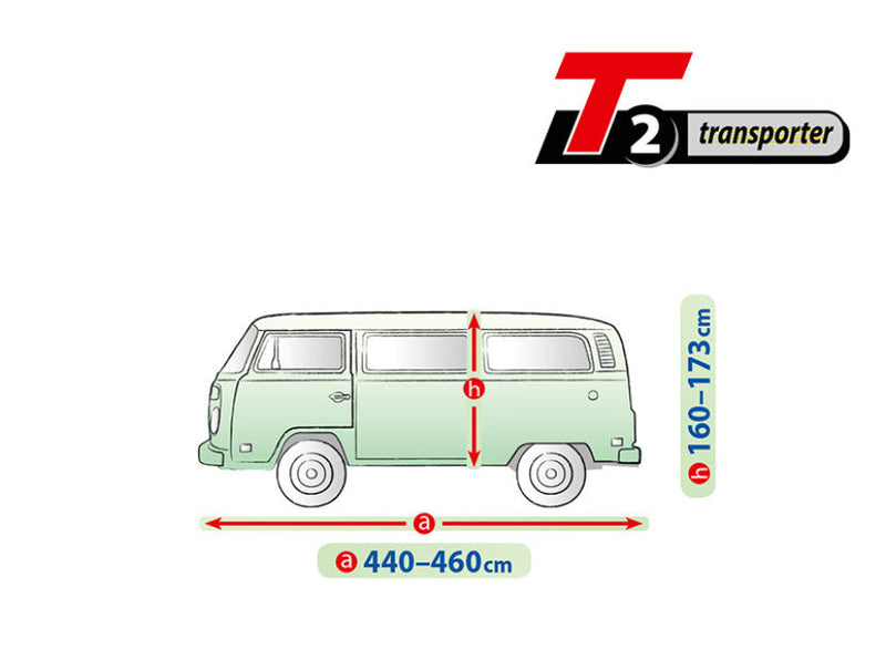 Покривало Kegel серия Mobile – Размер T2 сиво за Transporter - Avtozona