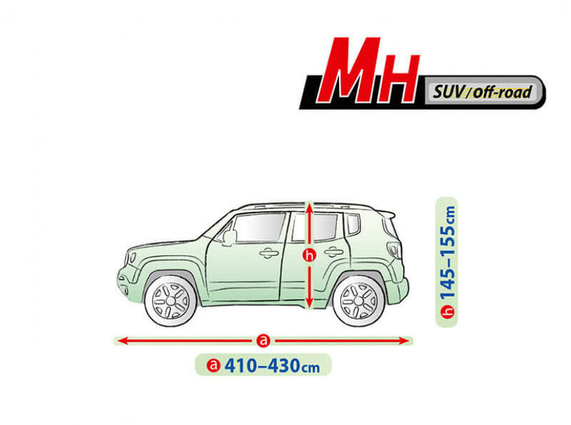 Покривало за SUV/OFFROAD Kegel Mobile – Размер MH Сиво - Avtozona