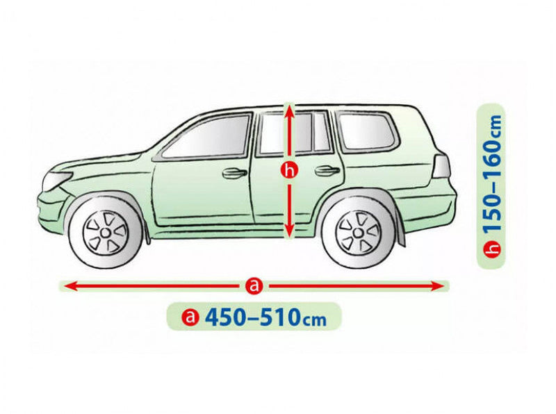 Покривало за SUV/Offroad Kegel серия Membrane Garage размер XL Зелено - Avtozona