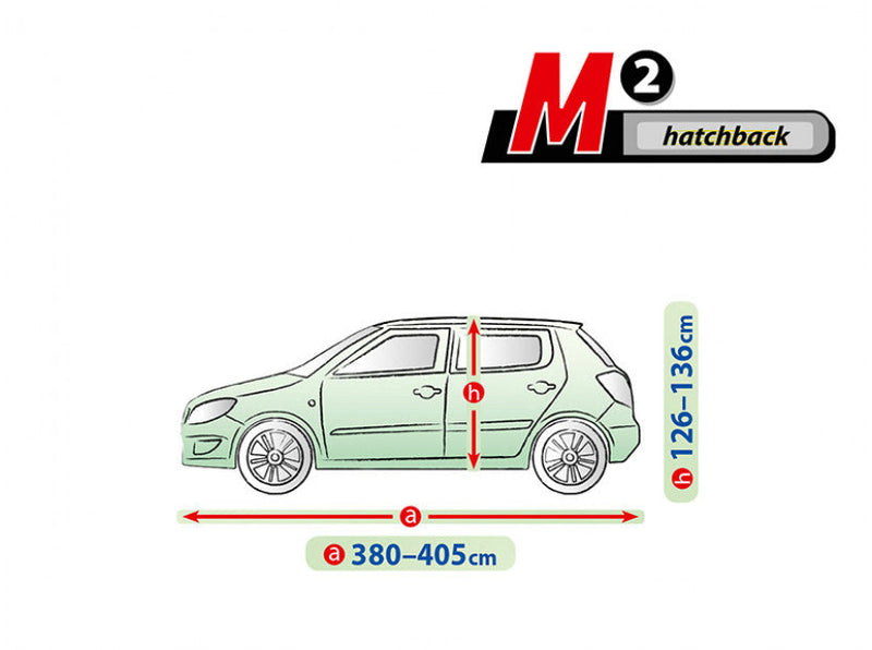 Покривало за хечбек Kegel серия Membrane Garage размер M2 Зелено - Avtozona