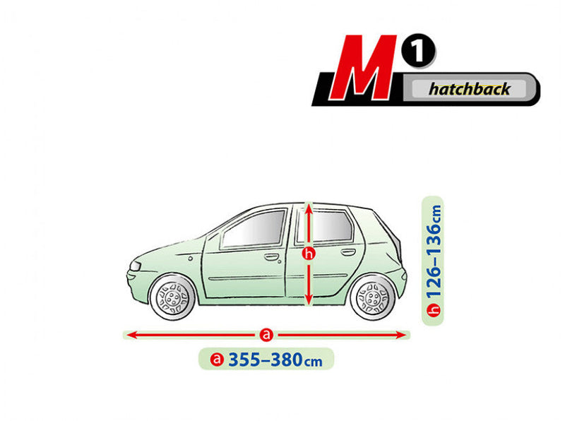 Покривало за хечбек Kegel серия Membrane Garage размер M1 Зелено - Avtozona