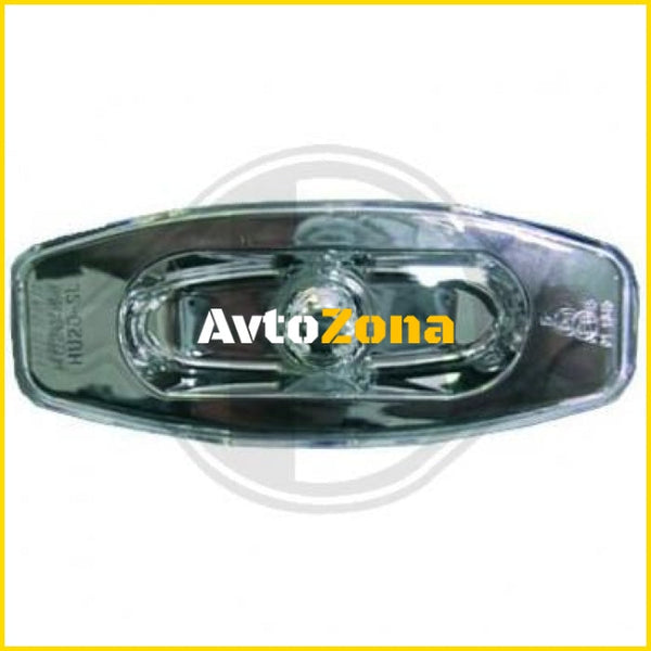 Кристални мигачи за калник HYUNDAI SANTA FE (2001-2004) - хром - Avtozona