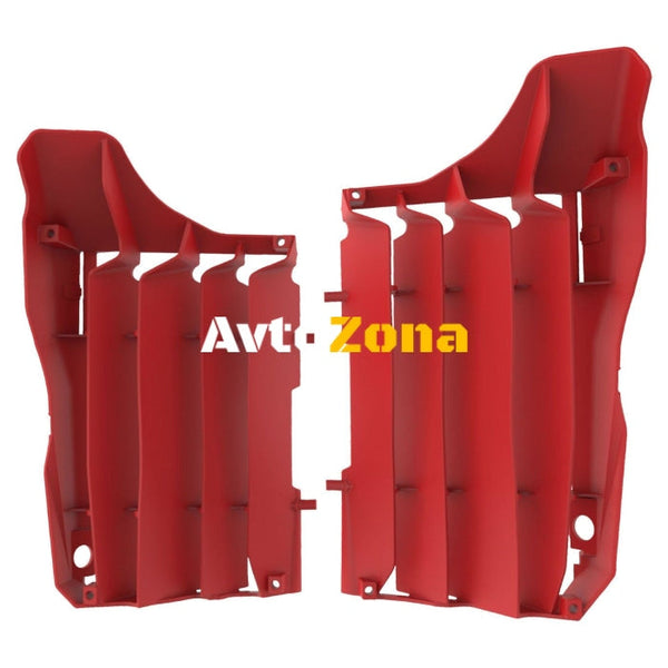 Преден предпазител за радиатор POLISPORT HONDA CRF250R(18-20) CRF250RX(19-20) BLACK - Avtozona