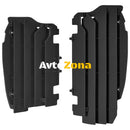 Преден предпазител за радиатор POLISPORT KAWASAKI KX450F(12-15) BLACK - Avtozona