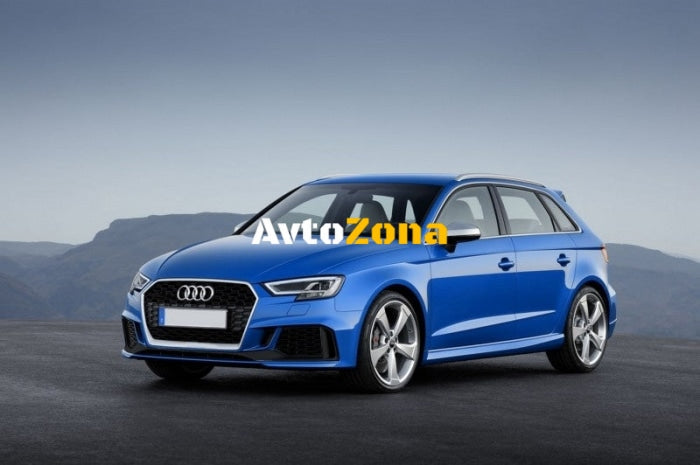 Предна броня за Audi A3 8V Facelift (2016-2018) Hatchback Sportback RS3 Brilliant Black Design - Avtozona