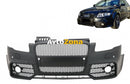 Предна броня за Audi A4 B7 (2004-2008) RS4 Design Black - Avtozona