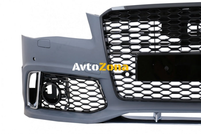 Предна броня за Audi A8 D4 4H (2010-2013) RS Design - Avtozona