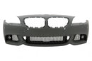 Предна броня за BMW 5 Series F10 F11 (07.2010-2013) M-Technik Design + Халогени - Avtozona