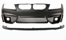 Предна броня за BMW E92 (2009-2012) - M4 дизайн с добавка и отвори за халогени - Avtozona